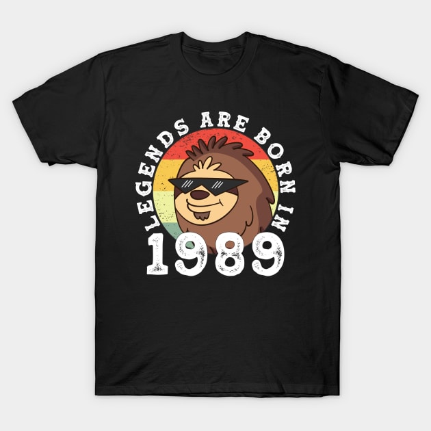 1989 birthday vintage 89 - gift anniversary T-Shirt by Monstershirts